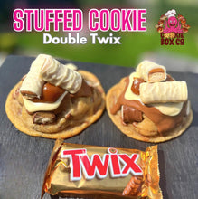 Load image into Gallery viewer, Double Twix Stuffed Cookie
