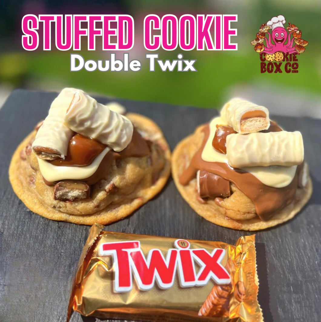 Double Twix Stuffed Cookie