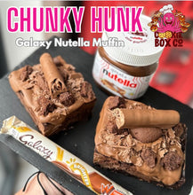 Load image into Gallery viewer, Double choc Nutella Galaxy Muffin Chunky Hunk
