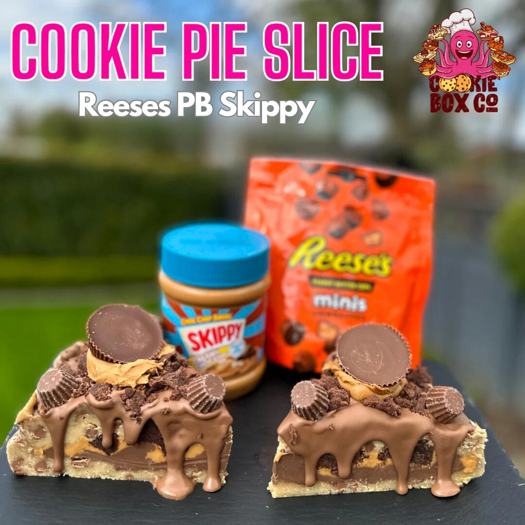 Reeses Skippy PB Brownie Cookie Pie