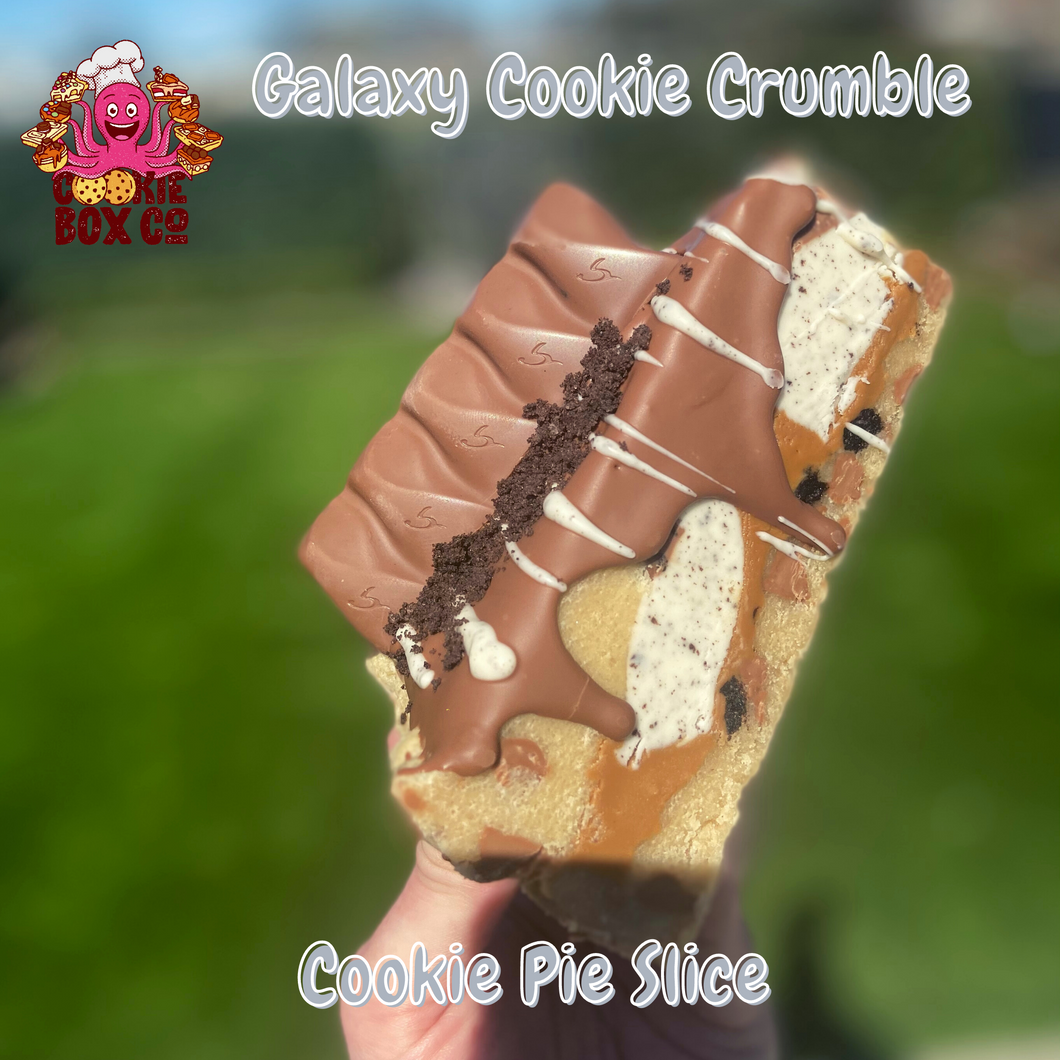 Galaxy Cookie Crumble Slice