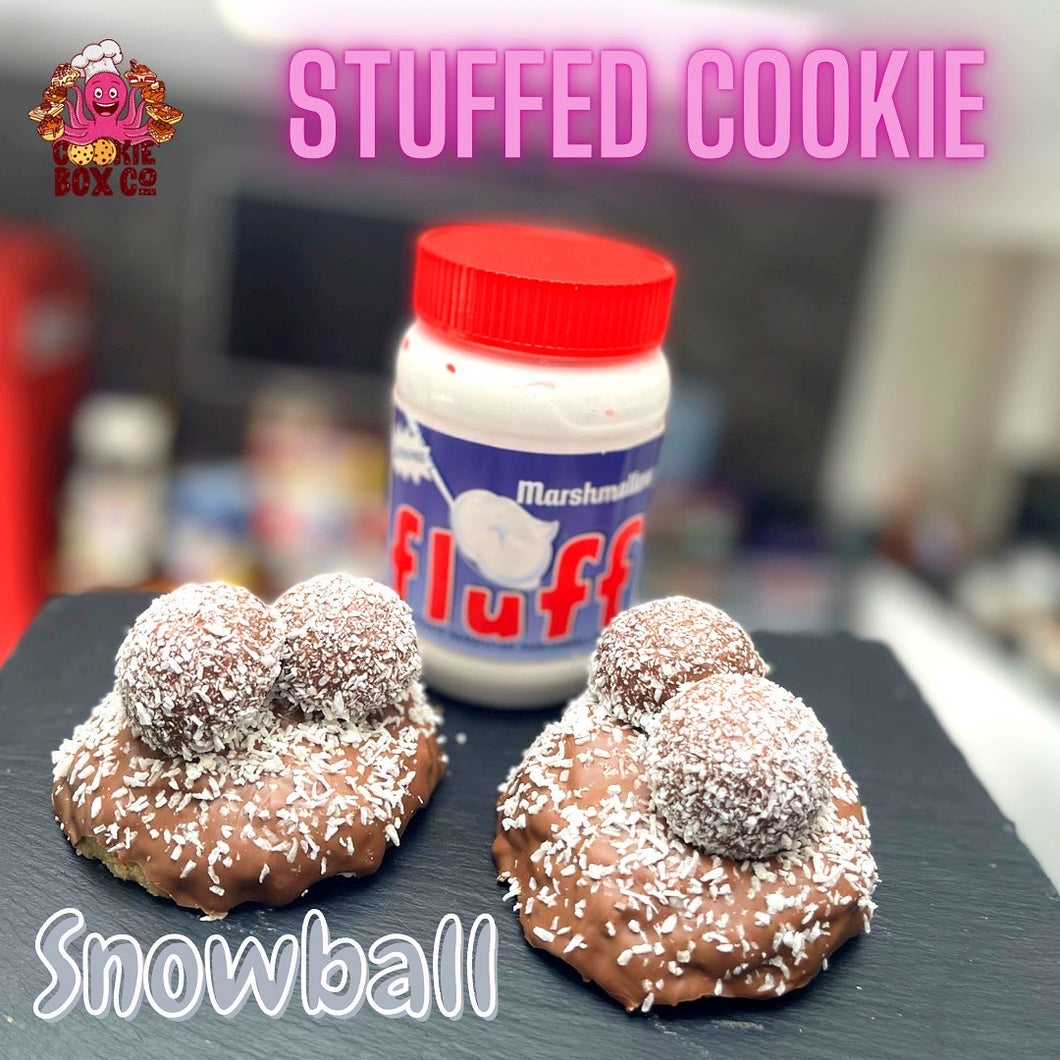 SnowBall Fluff Stuffed Cookie x 2